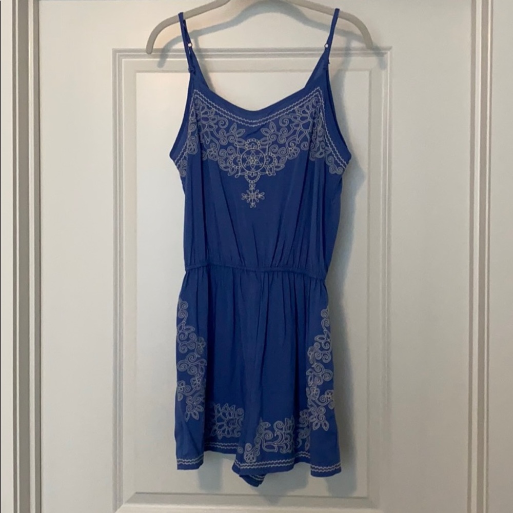 Boutique light blue romper